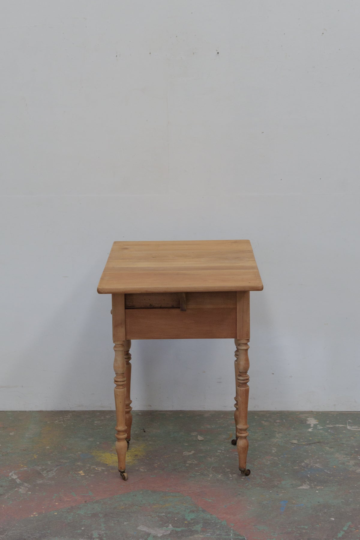 8213 butterfly table | belgiumアンティーク 木製 無垢 塗装剥離