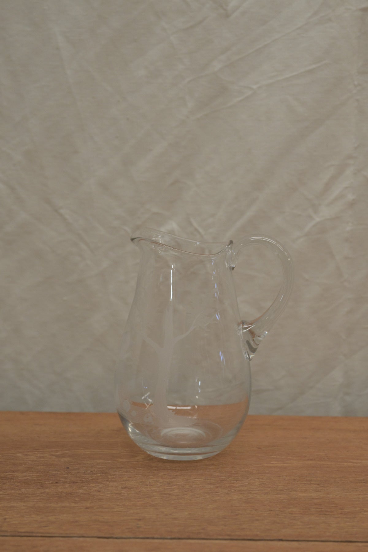 #0268 glass pitcher