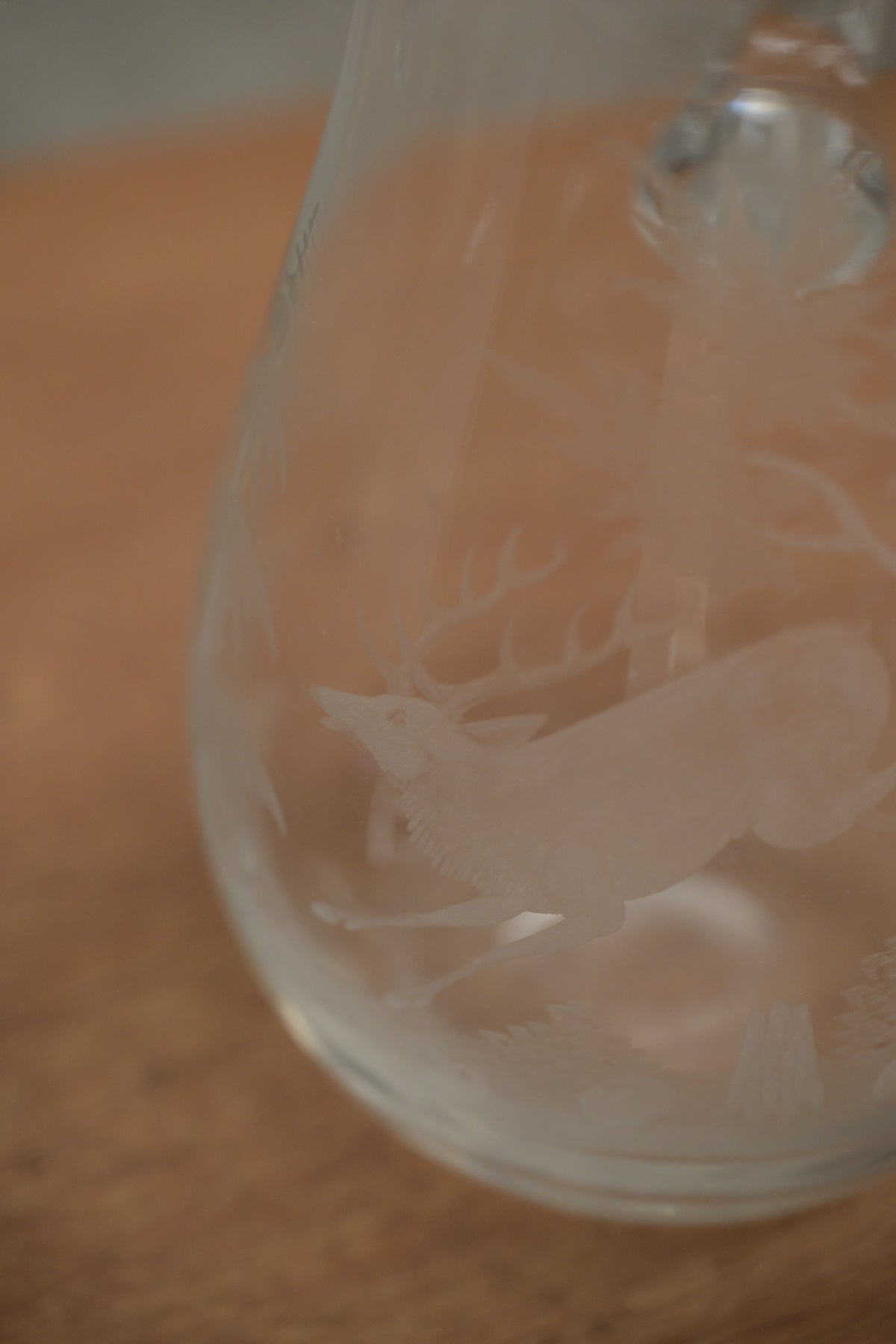 #0268 glass pitcher