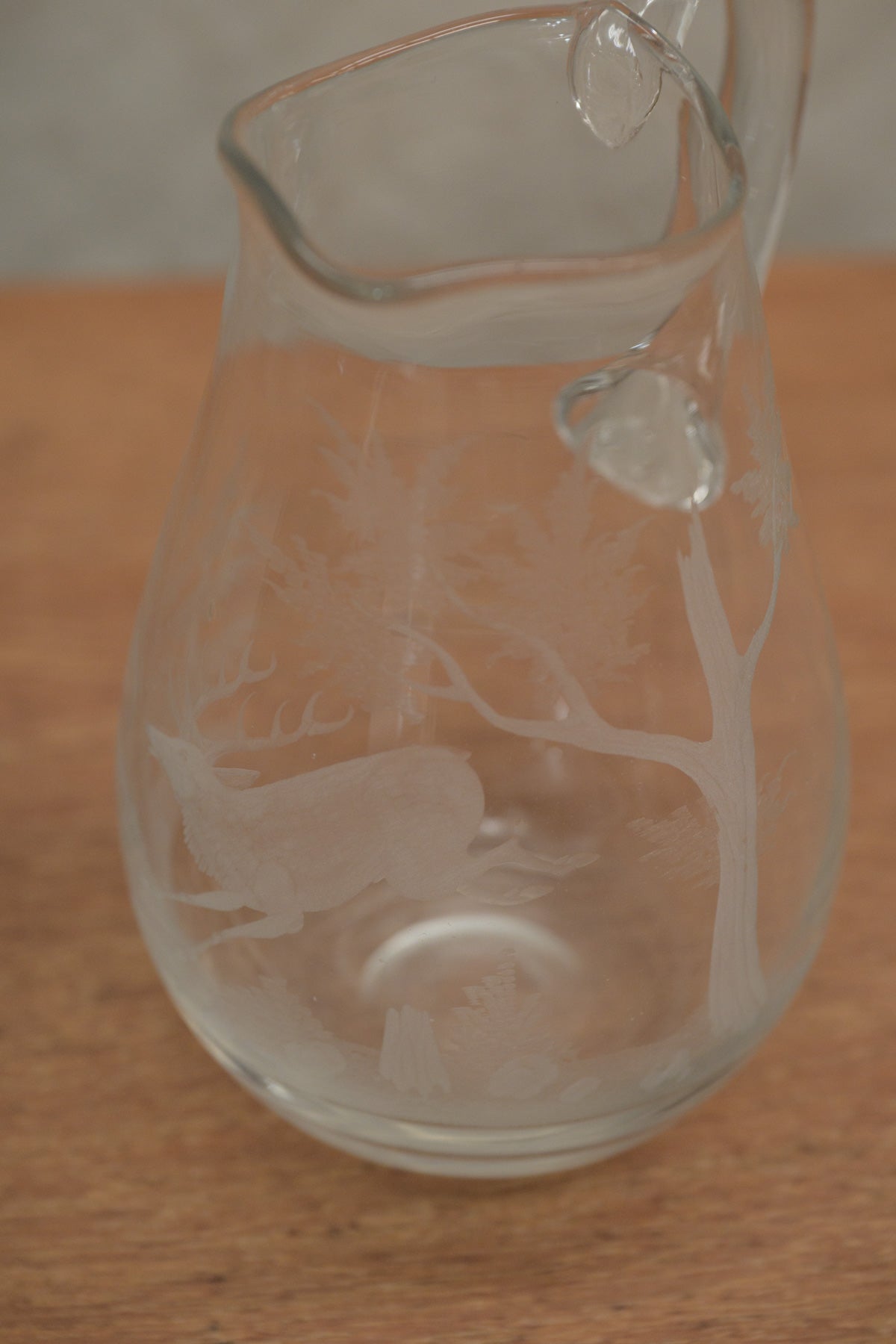 #0268 glass pitcher