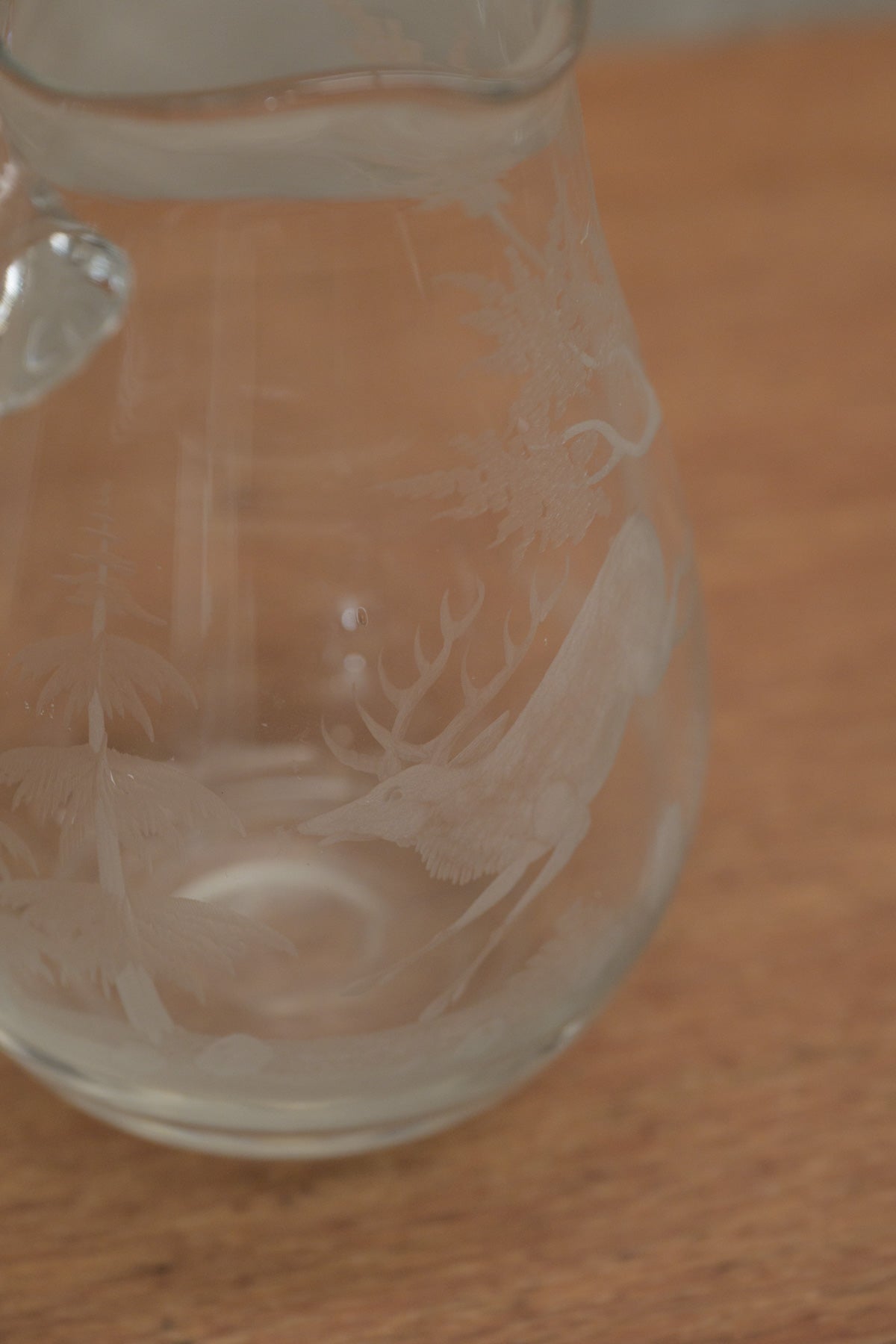 #0268 glass pitcher