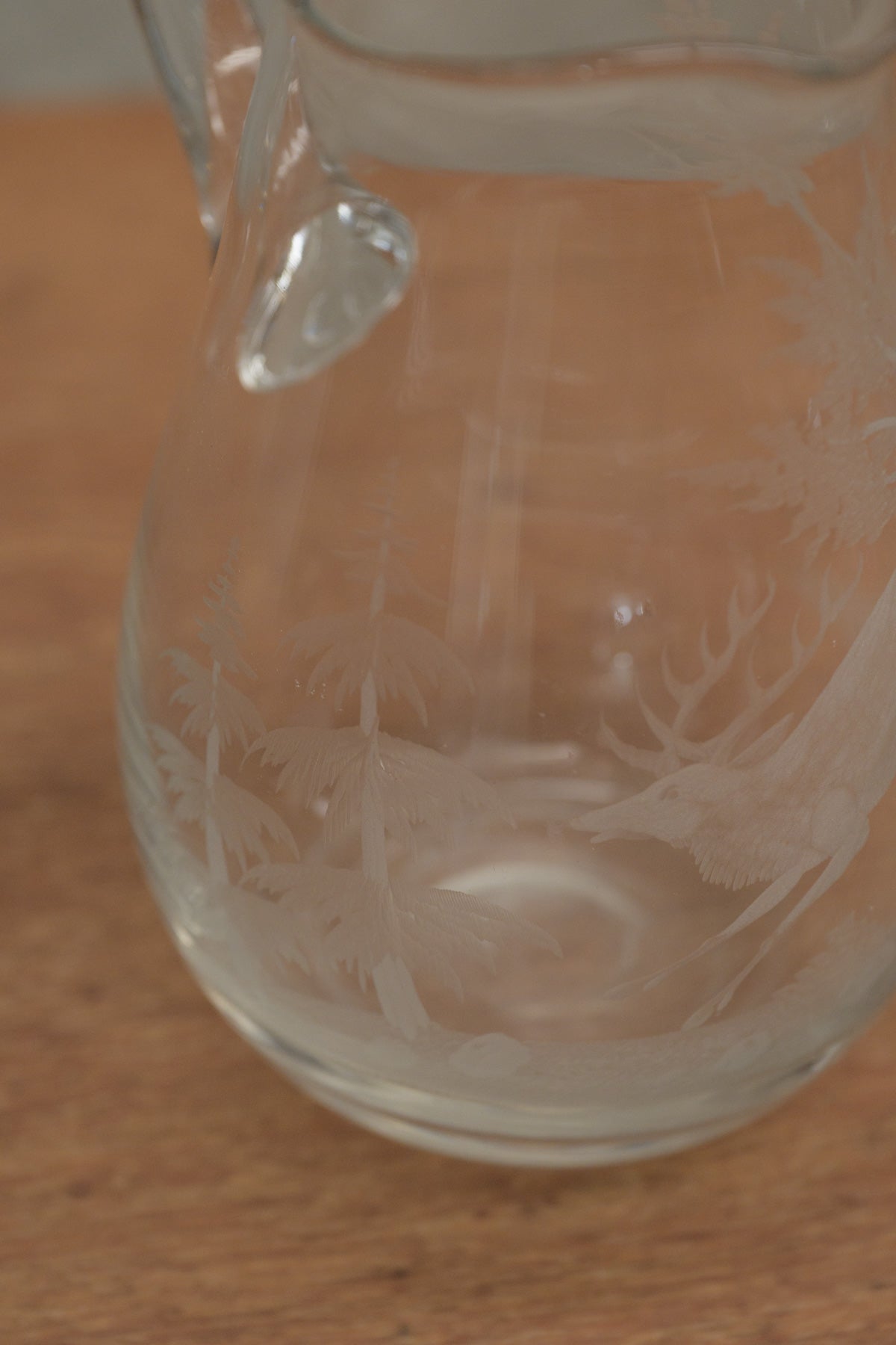 #0268 glass pitcher
