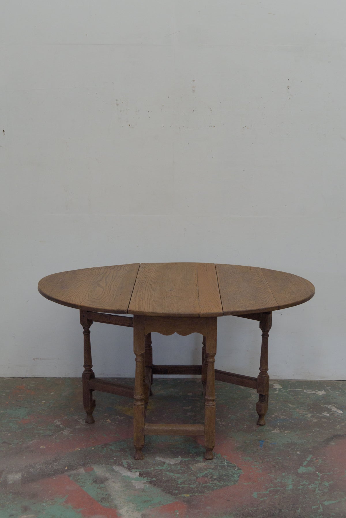 8413 butterfly table | englandアンティーク 木製 無垢 塗装剥離