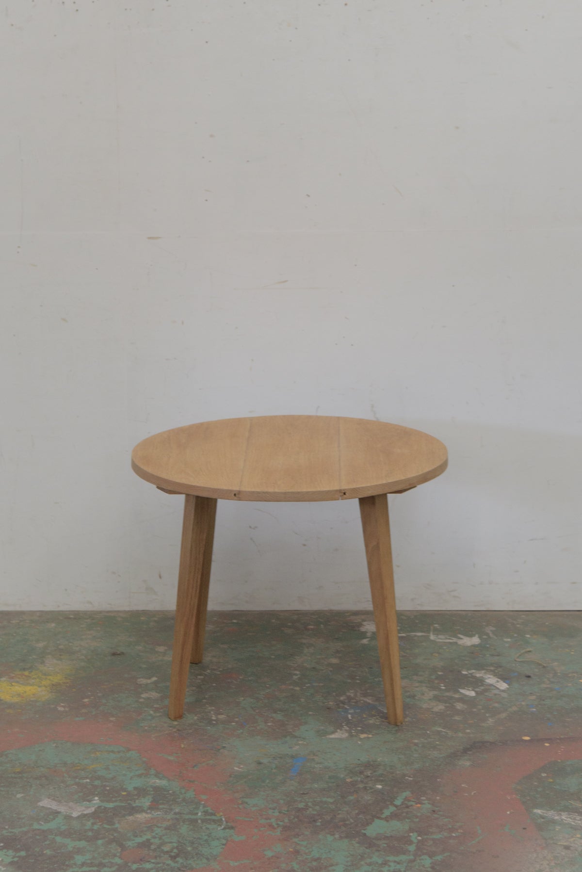 9276 round table | franceアンティーク 木製 無垢 塗装剥離