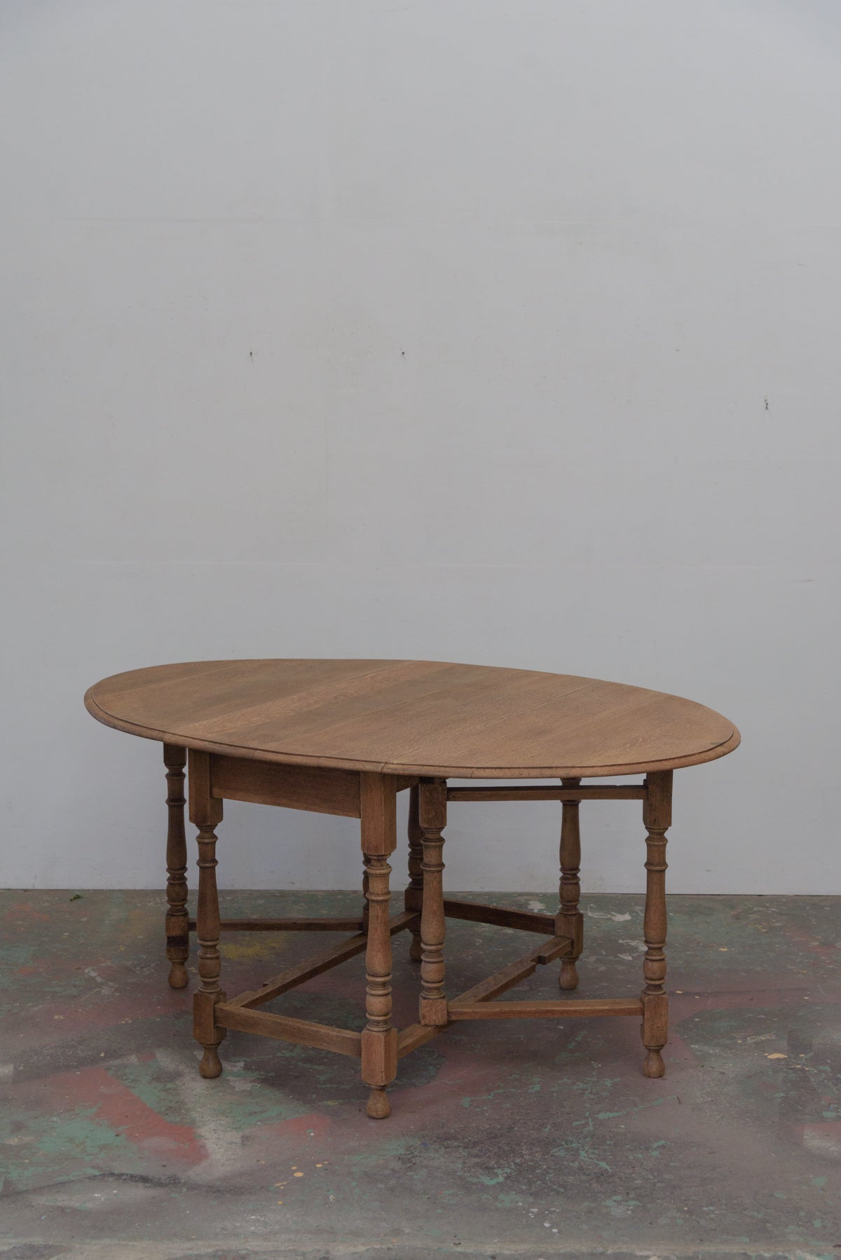 krank / marcello バタフライテーブル 8147 butterfly table | englandアンティーク 木製 無垢 塗装剥離