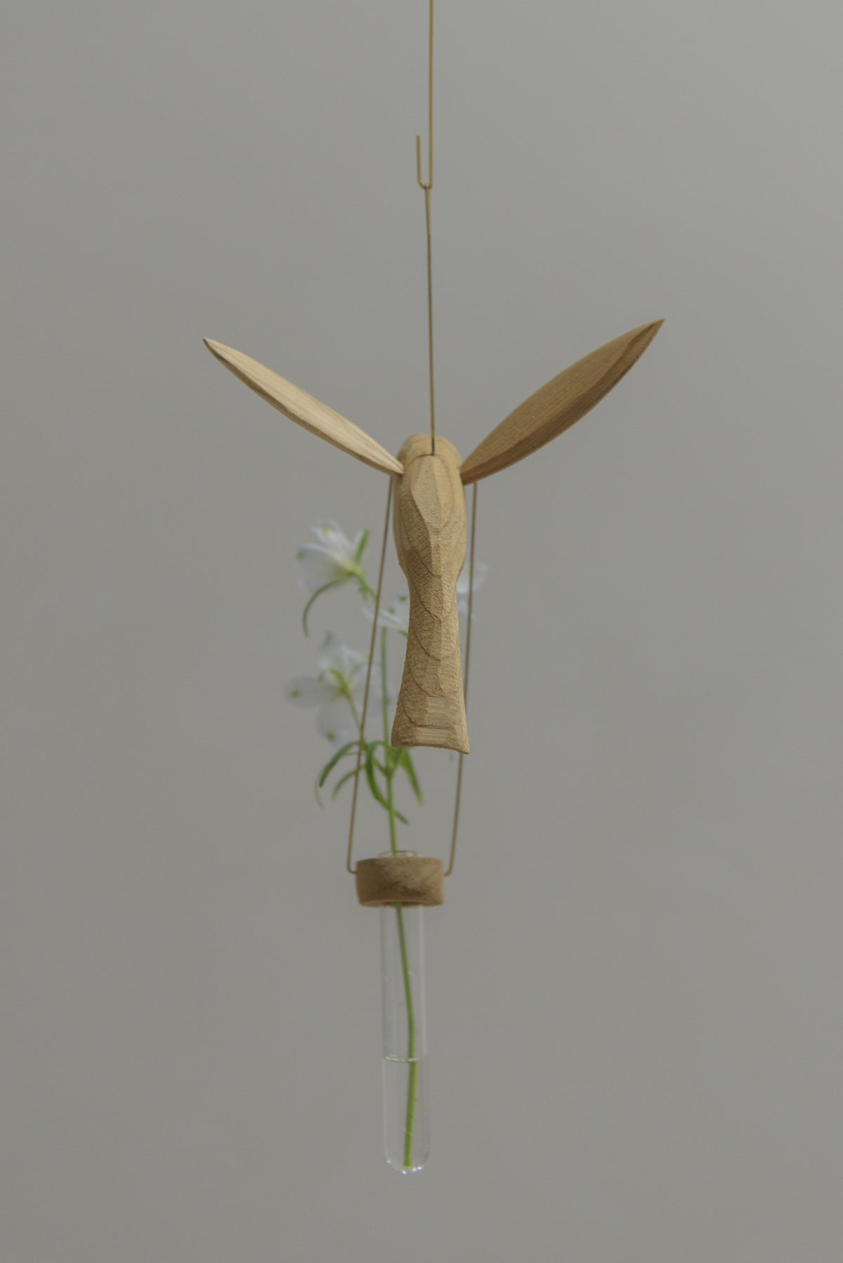 krank marcello クランク　鳥の巣　オブジェ flower vase 'bird' | アンティークkrank-original 木製 無垢 塗装剥離