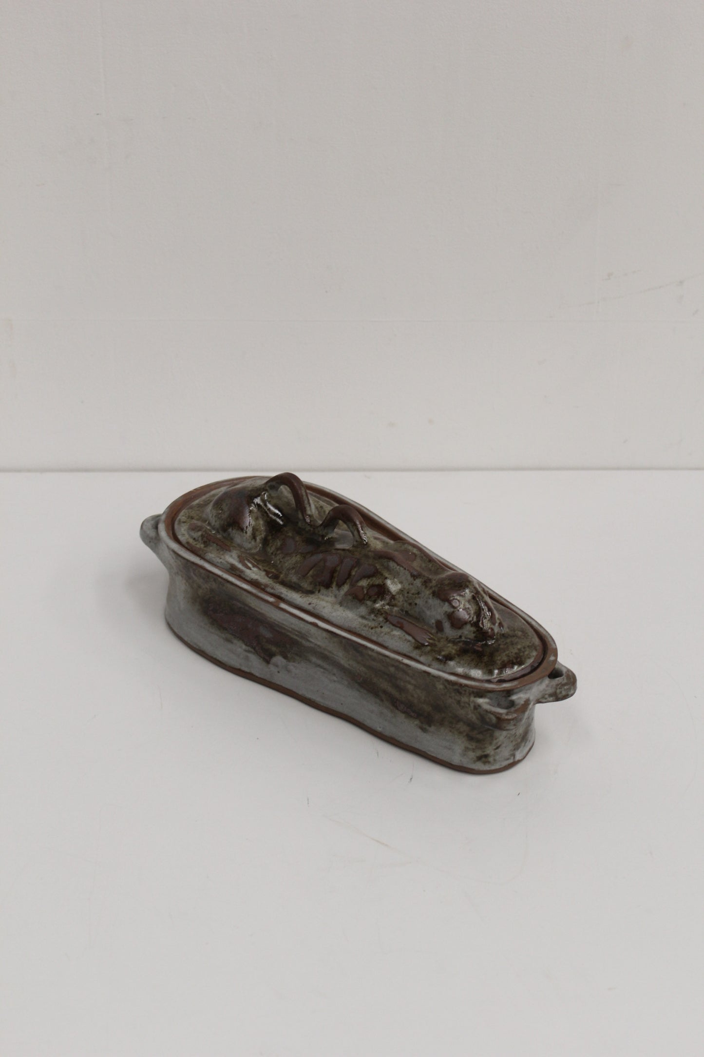 #1528 pottery casserole